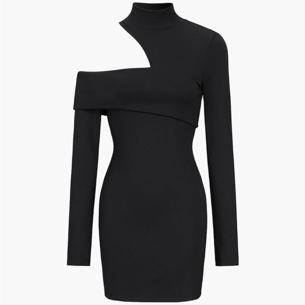 Commense black cut out dress